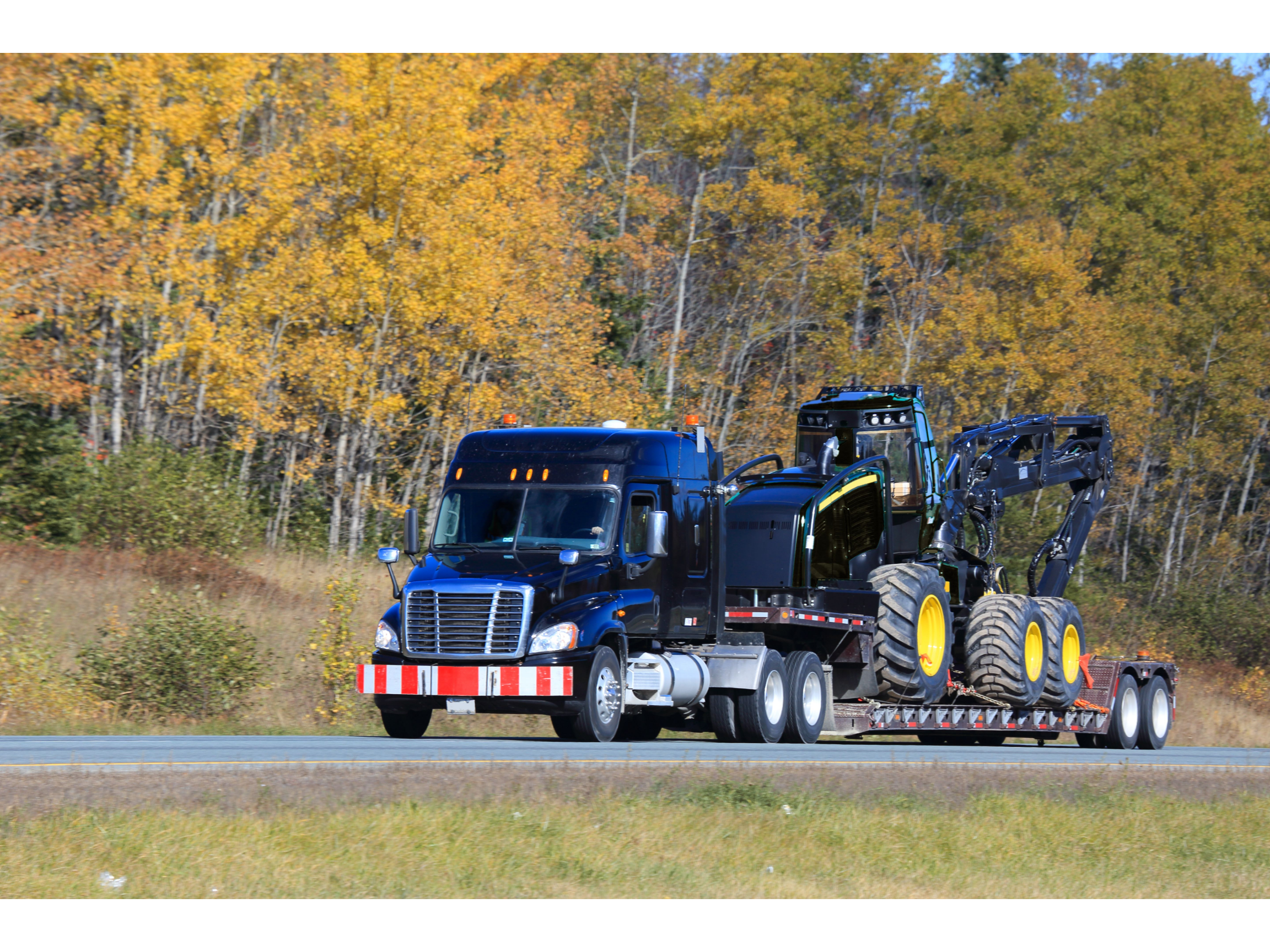 How to Haul Forestry Equipment Between Alberta and British Columbia