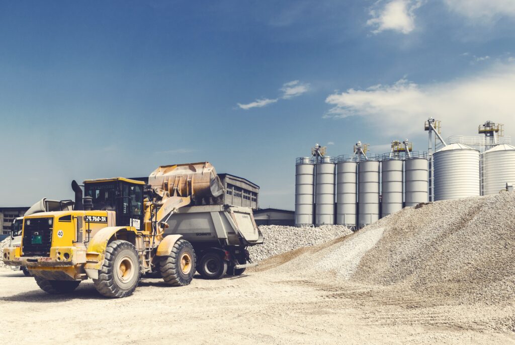 construction equipment on jobsite