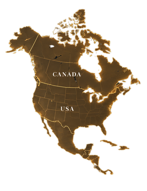 Map of Western Canada and the U.S. Pacific Northwest showing Trusted Dispatch lanes